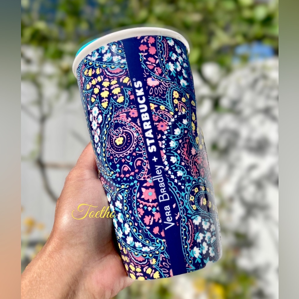 Starbucks x Vera Bradley 12oz Paisley Ceramic Tumbler